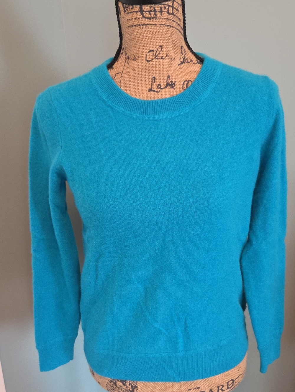TNA Teal Crewneck Sweater